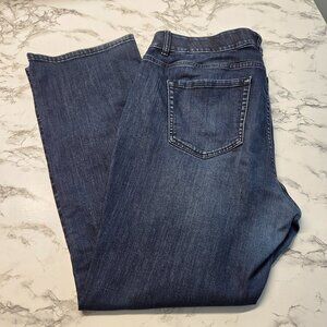 Venezia Lane Bryant 20R Faded Dark Wash Bootcut Comfort Waist Jeans